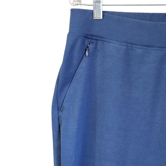 Woolrich Women's Pants Pull On Straight Leg Activewear #1212 Size M Blueberry - Picture 5 of 10